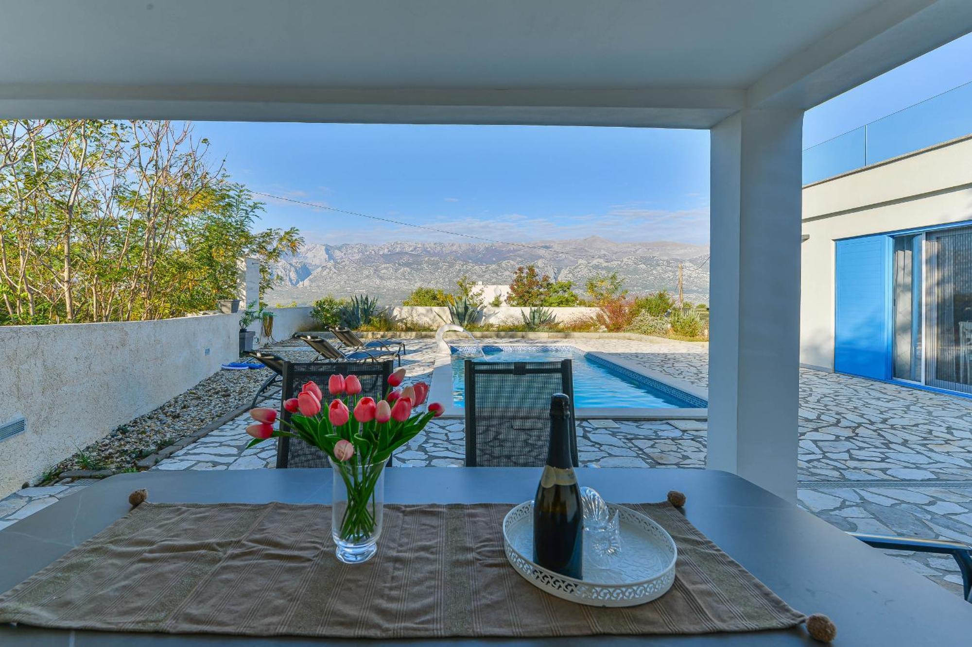 Villa Anna With Pool, Zadar County Виньерац Экстерьер фото
