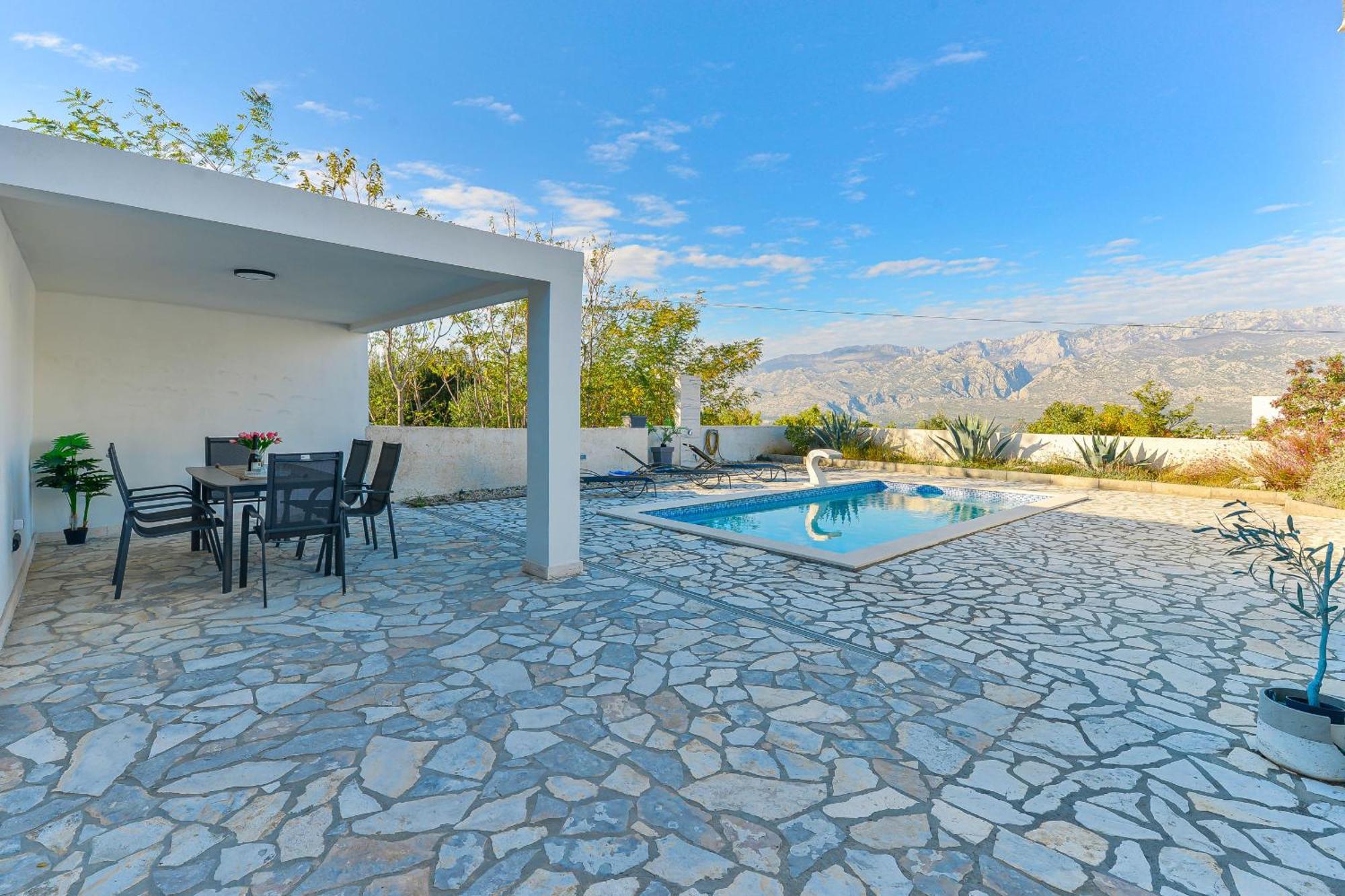 Villa Anna With Pool, Zadar County Виньерац Экстерьер фото